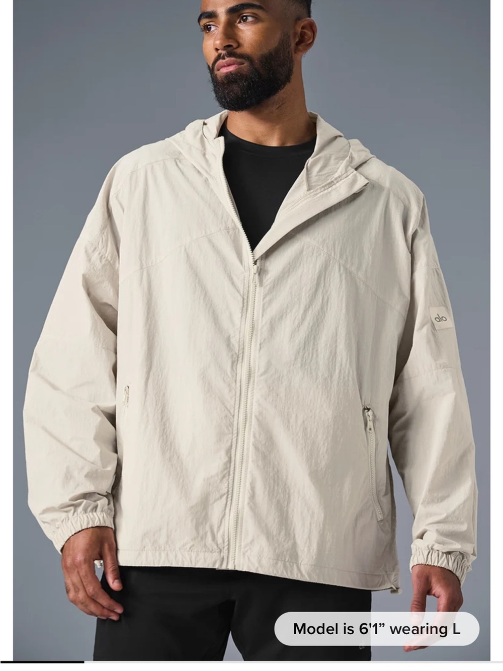 Alo Vantage Nylon Ripstop Track Jacket - Picture 4 of 5